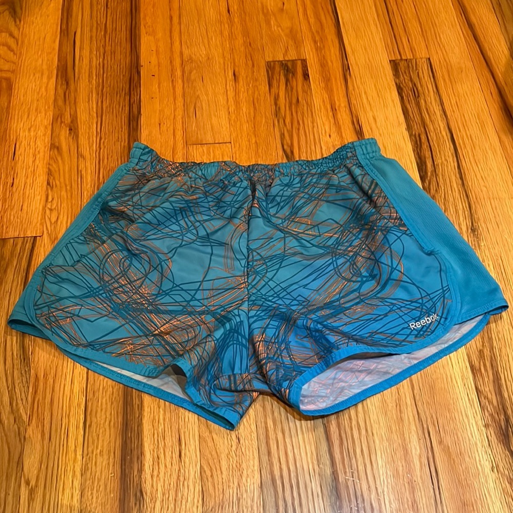Reebok Blue Shorts Woman Small Fitness Running